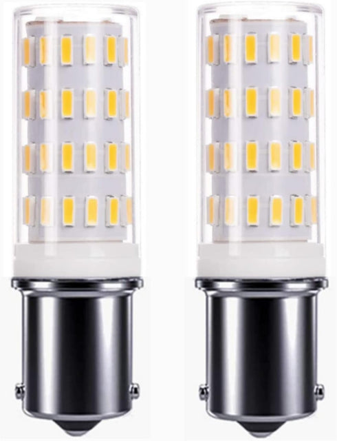 Ba15s 1156 1141 S8 12V-24V Led Bulbs, 5Watt Low Voltage Bayonet Single Contact, 500Lm Warm White 3000K, for RV, Outdoor Landscape Lighting and Cam...