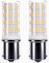 Ba15s 1156 1141 S8 12V-24V Led Bulbs, 5Watt Low Voltage Bayonet Single Contact, 500Lm Warm White 3000K, for RV, Outdoor Landscape Lighting and Cam...
