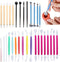 31pcs Fondant Cake Modeling Decorating Hand Sculpting Tools Kit for Cookie Cake Decorating, Sugarcraft Sculpture Pottery...