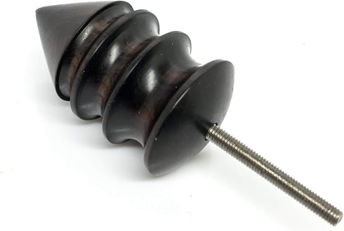 2Stlye Ebony Leather Burnisher/Electric Polished Head Leather Tools/Leather Slicker Tool Drill Sets for Dremel Rotary Tools (2 Stlye)...