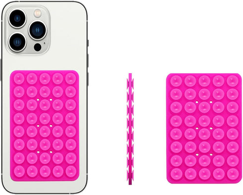 Phone Case Suction,Sticky Grippy Suction Phone,Phone Suction Grip,Shower Phone Holder,Sticky Grippy Suction Phone Silicon Phone Stand for iPhone a...