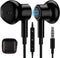 3.5mm Earbuds Noise Canceling Headphones with Microphone Magnetic in-Ear Wired 3.5mm Jack Earphone for Moto G Power Pure Google Pixel 4a 3a 5a Sam...