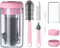 Travel Bottle Cleaner Kit, Silicone Baby Bottle Brush Set with Bottle Brush, Drying Rack, Nipple Brush,Straw Brush,Soap Dispenser, Portable Baby B...