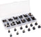 24 Pairs High Heel Tips Shoes Replacement Tap Caps,6 Size,8,/9/10/11/12/12.5mm,U-Shape, Black...