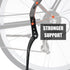 Bike Kickstand Adjustable Aluminium Alloy Bicycle Kickstand Bike Side Kickstand Fit for 22" 24" 26" 28" Mountain Bike/700 Road Bike/BMX/MTB (Three...