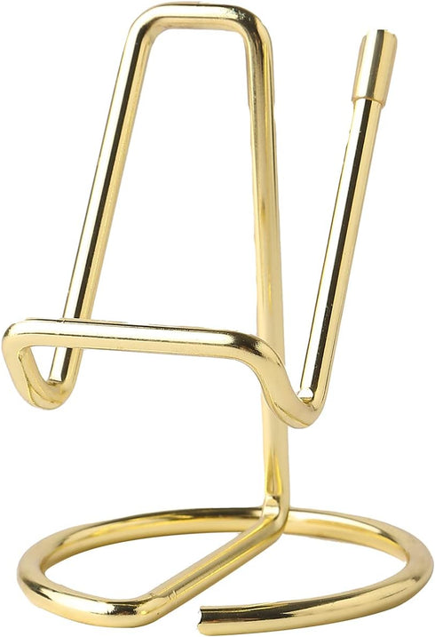 Cell Phone Stand, Business Card Holder, Mobile Phone Holder – Metal Wire Cellphone Cradle Dock, Compatible with iPhone/Android Phones/iPad Mini/Ki...