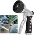 Water Hose Nozzle Sprayer, Hand Sprayer with 7 Spray Patterns High Pressure Garden Hose Spray Nozzle for Watering Plants Washing Cars Showering Pe...