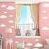 31pcs Big Clouds Vinyl Wall Decals DIY Wall Sticker Removable Wall Art Decor 4-10 inch for Living Room Nursery Kids Room(White)...