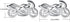 HONEY BEAR Racing Motorcycle Motorbike Cufflinks for Mens Shirt Gift Silver...