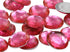 25mm Pink Hot H114 Flat Back Round Acrylic Rhinestones Plastic Circle Gems for Costume Making Cosplay Jewels Pro Grade Embelishments - 20 Pieces (...