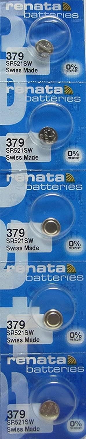 379 Watch battery - Strip of 5 Batteries...