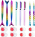 AIFUDA 16 Pcs Diamond Art Tool Kit - Mermaid Spiral Diamond Art Paintings Point Drill Pens, Glue Clay (Pink)...