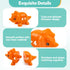 Matching Number Counting Dinosaur Toys with Double-Sided 1 2 3 Number Preschool Learning Sensory Sorting Educational Montessori Toy Sets for Kids ...