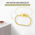 Towel Bar/Bath Towel Ring, Self Adhesive Hand Towel Ring for Bathroom, Stainless Steel Sticky Hand Towel Holder, No Drilling Modern Round Towel Ha...