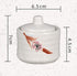 Ceramic Mini Sugar Bowl Seasoning Pot Salt Pepper Storage Jar with Lid Spoon,70ml...