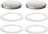 2 Cup Stovetop Espresso Coffee Maker Replacement Parts for Stainless Steel Moka Pot 2 Pcs Filter with 4 Pcs Silicone Gasket Seals...
