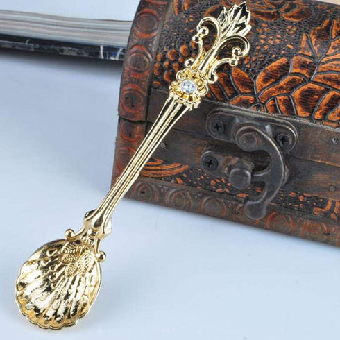 Yarlung 16 Pack Mini Coffee Spoons, 4.5 Inch Demitasse Vintage Spoon for Espresso, Tea, Dessert, Condiments, Gold...