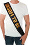 Groom to Be Sash - Bachelor Party Supplies Bride Engagement Party Wedding Shower Accessories...
