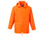 Portwest US440 Men's Waterproof Rain Jacket - Lightweight Durable Hooded Weather Protection Safety Jacket Orange, Small...