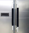 Plush Refrigerator Door Handle Cover Antiskid Protector Gloves for Bright Handles of Fridge Oven Microwave Keep off Fingerprints,Liquid,Oil Stain,Food Spot and Impact (Black(Alligator Pattern))