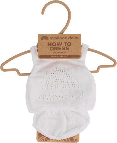 Miniland Educational - 2-piece Underwear Set - Clothing for 15" and 15-3/4" Anatomically Correct Dolls...