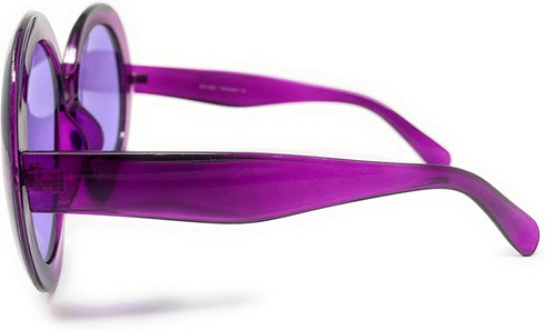 WD Shades - Women's Oversize XL Circle Round Thick Frame Sunglasses...