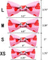 azuza Dog Collar Bow tie, Lovely Pink Dog Collars with Bowtie for Small Dogs...