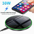Wireless Charger • 30W Max Wireless Charging Pad • Compatible with Samsung Galaxy S23/S22/S21/S21 Ultra/S21+/S20 fe/S20/Note 20/10,Google Pixel,LG...