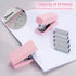 Mini Stapler, 20 Sheets Capacity, Small Cute Staplers for Desk with 2000 Staples, Jam Free, Desktop Stapler Office Stapler (Pink-2 Pack)...