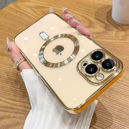 OOK Phone Case Made for iPhone 13 Pro Max (6.7 Inch) with Camera Lens Protector (Compatible with MagSafe) Anti-Scratch Shockproof Electroplated Sl...