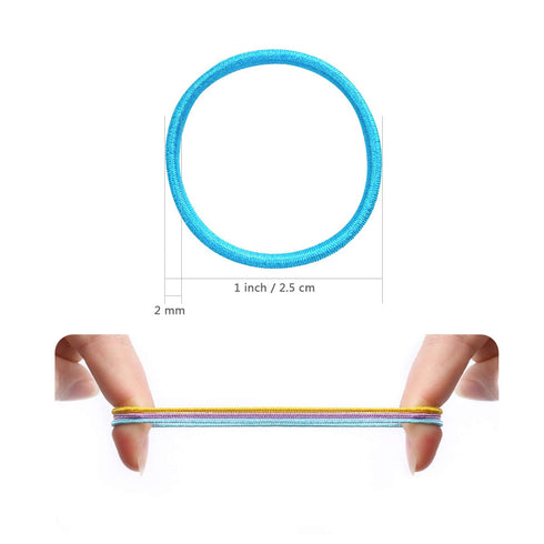 Baby Hair Ties for Girls - 200Pcs Small 1" Elastic Toddler Hair Ties Ponytail Holders Hair Tie for Baby Girls Infants Kids Hair Accessories (Color...