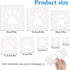 16 PCS Large Dog Paw Stencil for Painting 8 Sizes Cute Paw Stencils Template Reusable Paint Stencils for Walls Arts Decoration...