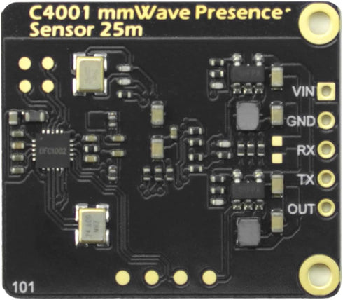 DFROBOT mmWave - C4001 24GHz Human Presence Detection Sensor (25 Meters, UART)...