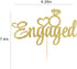 Engaged Cake Topper - Engagement Wedding Party Decorations Supplies...