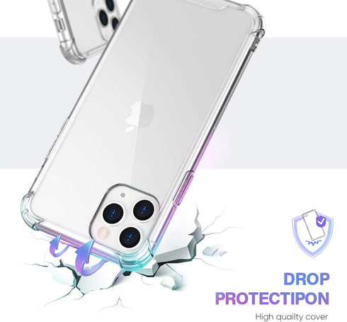 ORIbox for iPhone 11 Pro Max Case Clear,with 4 Corners Shockproof Protection,iPhone 11 Pro Max Clear Case for Women Men Girls Boys Kids,Case for i...