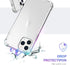 ORIbox for iPhone 11 Pro Max Case Clear,with 4 Corners Shockproof Protection,iPhone 11 Pro Max Clear Case for Women Men Girls Boys Kids,Case for i...