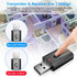 Bluetooth 5.0 Car Adapter, BAVNCO Mini Stereo Transmitter Receiver Wireless 3.5mm Aux Jack Adapter Hands-Free Car Kit Built-in Mic for Car, Home S...