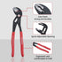 Slip Joint Pliers, HOUSERAN Water Pump Pliers, 10 Inch Groove Joint Pliers, Wrench Pliers with Comfort Red Grips, CRV Tongue and Groove Pliers for...