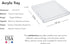 Mirart Clear Acrylic Tray (12 x 12)...