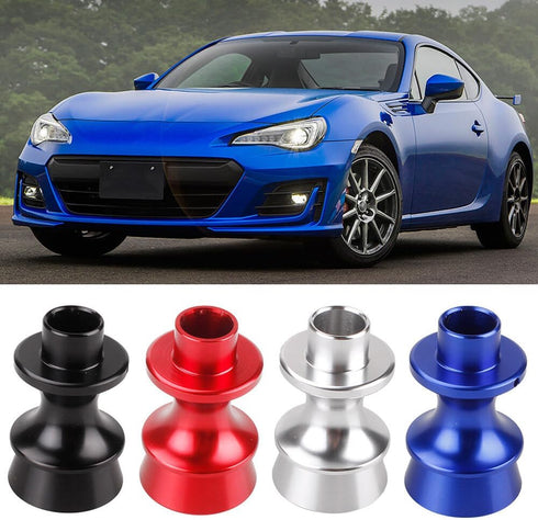Manual Car Gear Shift Knob Adapter,Shift Knob Boot Retainer Adapter Aluminum Alloy Gear Shift Knob Retainer Fit for SubaruBRZD,FT86 GT86,Black...