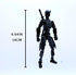 Pre-Assembly 3D Printed 5.54'' Dummy13 Action Figure, Multi-Jointed Tian13, Articulated T13 Desktop Decoration,12 in 1 Accessories, Best Birthday ...