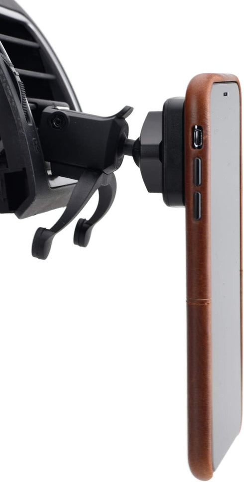 Dockem VentPro Magno Mount 3.0 Series: Magnetic Car Mount for Vents with Custom Metal Plates, Magnet Head, and Swivel Ball Socket...