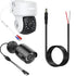 5.5MM x 2.1MM DC 4FT Male Plug to Bare Wire Open End Power Wire Supply Repair Cable, Barrel Connector for CCTV Camera,DVR,LED Strip Light Etc-2 Pa...