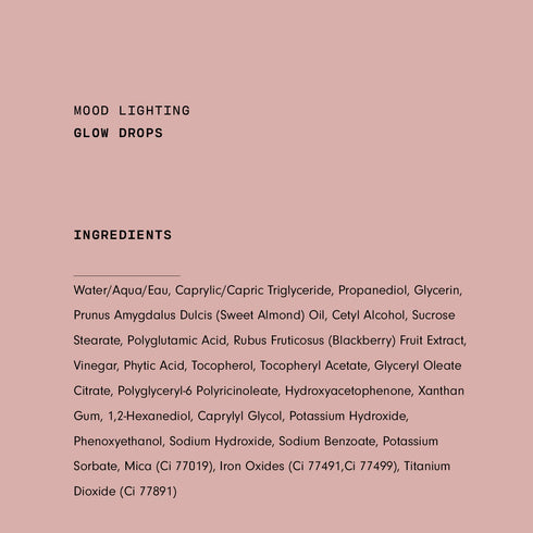 Versed Mood Lighting Glow Drops, Rose - Liquid Blush & Liquid Highlighter Drops with Illuminating Light-Reflecting Pigments for Glowing Skin - Veg...