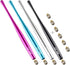 Elzo Capacitive Stylus Pens Premium Metal Slim Combo 4 Pcs Tips for All Touch Screens iPad & Android Tablets DELL/Samsung/HP/Asus/Surface/Samsung/...