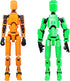ONEST 2 Pieces T13 Action Figure 3D Printed Robot Action Figures Multi-Jointed Movable Robot Toys Articulated Robot Dummy Action Figures for Game ...