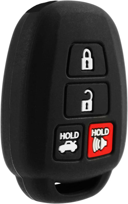 fits Toyota Camry Corolla Highlander Rav4 Key Fob Remote Case Cover Skin Protector...