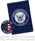 Breeze Decor Proud Grandparent Sailor Garden Flag Armed Forces Navy USN Seabee United State American Military Veteran Retire Official House Banner...