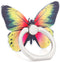 Butterfly Cell Phone Ring Holder Finger Ring Grip Stand 360° Rotation 180° Flip Universal Kickstand Compatible with All Smartphones (Yellow)...