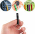 100 Pieces Emergency Whistle with Keychain Aluminum Whistle Survival Whistle Key Chain for Camping Hiking Boating Hunting Fishing...